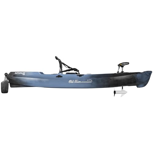 Old Town Sportsman AutoPilot 120 Solo Sit-on-Top Fishing Motorized Kayak, with Minn Kota Motor, 12 ft