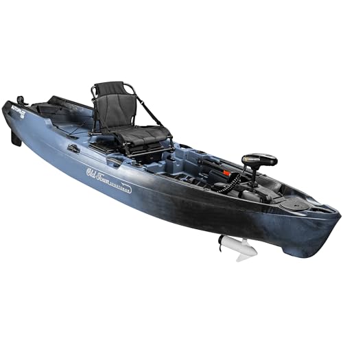 Old Town Sportsman AutoPilot 120 Solo Sit-on-Top Fishing Motorized Kayak, with Minn Kota Motor, 12 ft