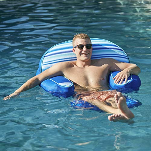 Big Joe Lazy Lounger Pool Float with Footrest & Headrest