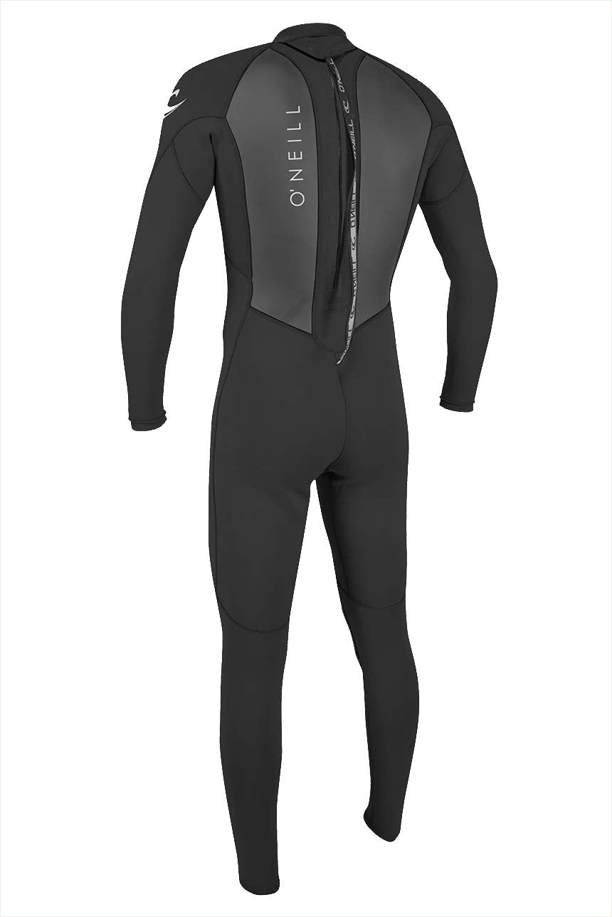 O'Neill Men's Reactor-2 3:2mm Back Zip Full Wetsuit, Lightweight Warmth with Good Flexibility for Surfing, Paddleboarding, Kayaking