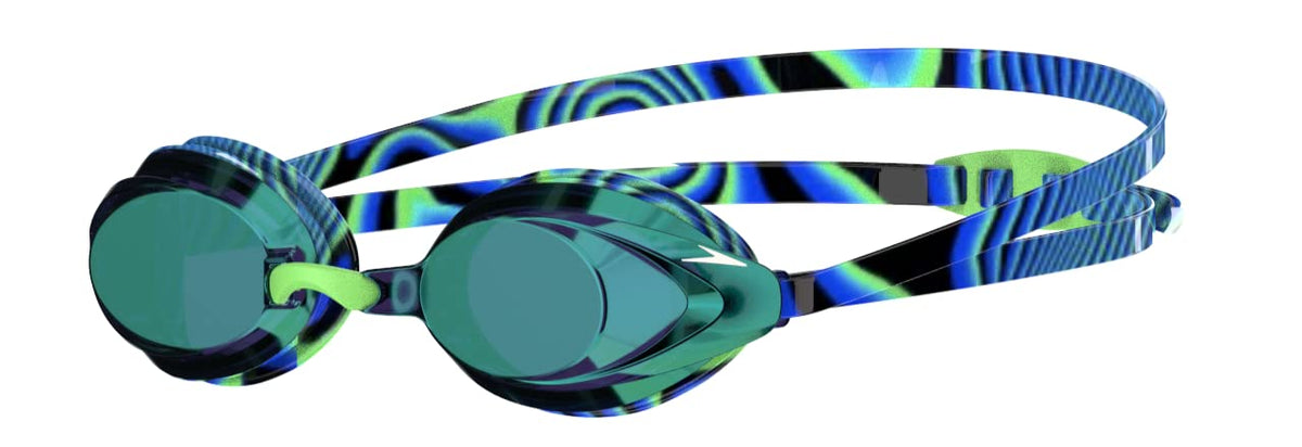 Speedo unisex-adult Swim Goggles Mirrored Vanquisher