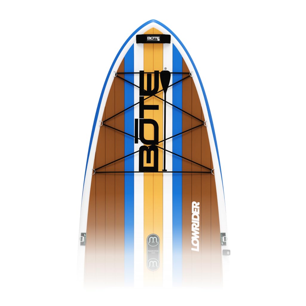 BOTE Lowrider Aero Inflatable Stand Up Paddle Board MAGNEPod Blow Up iSUP Convertible Seat Included Adults Kids Family Friendly Multiple Sizes