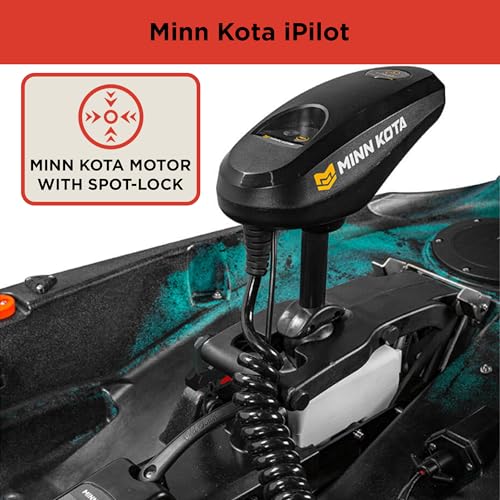 Old Town Sportsman AutoPilot 120 Solo Sit-on-Top Fishing Motorized Kayak, with Minn Kota Motor, 12 ft
