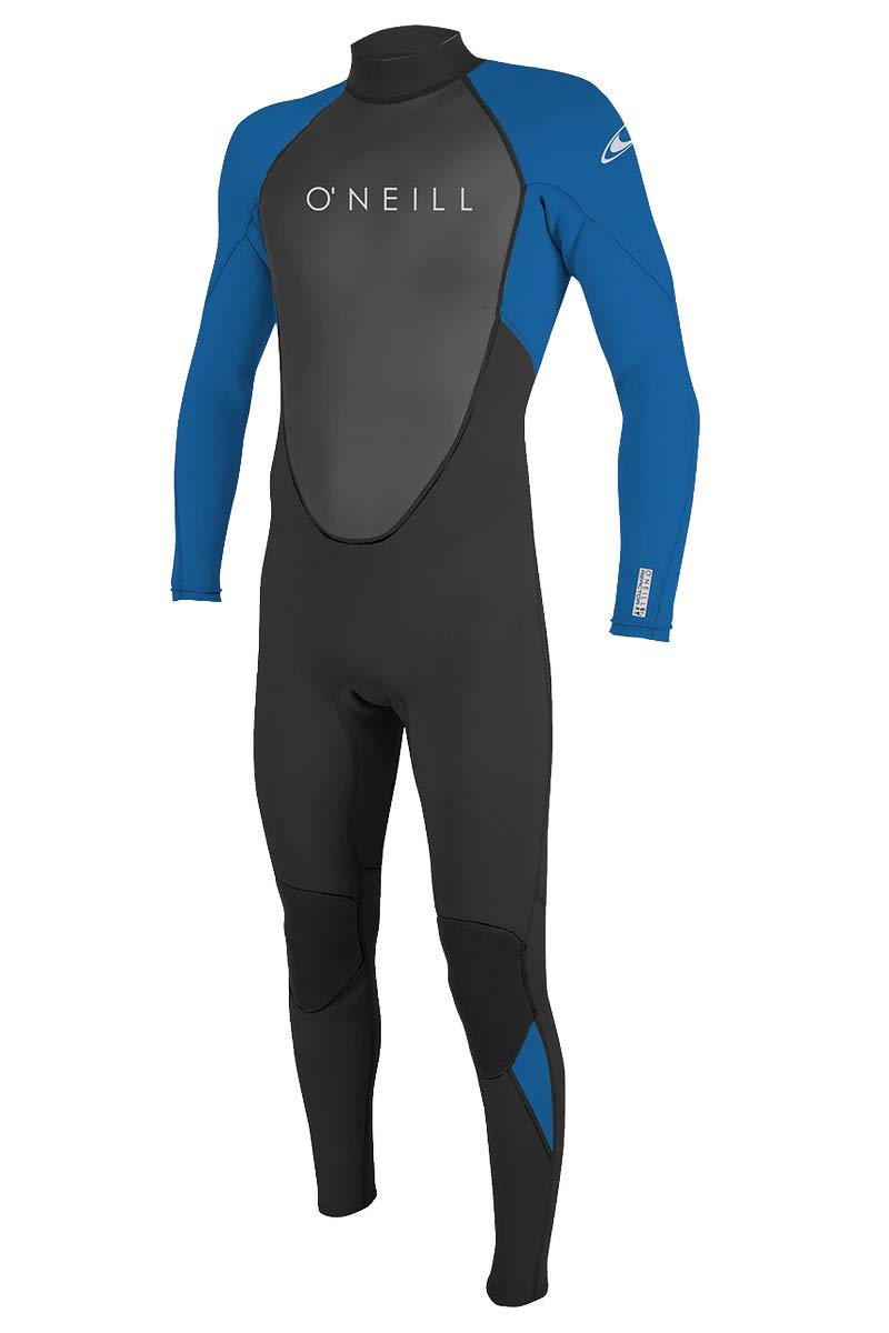 O'Neill Men's Reactor-2 3:2mm Back Zip Full Wetsuit, Lightweight Warmth with Good Flexibility for Surfing, Paddleboarding, Kayaking