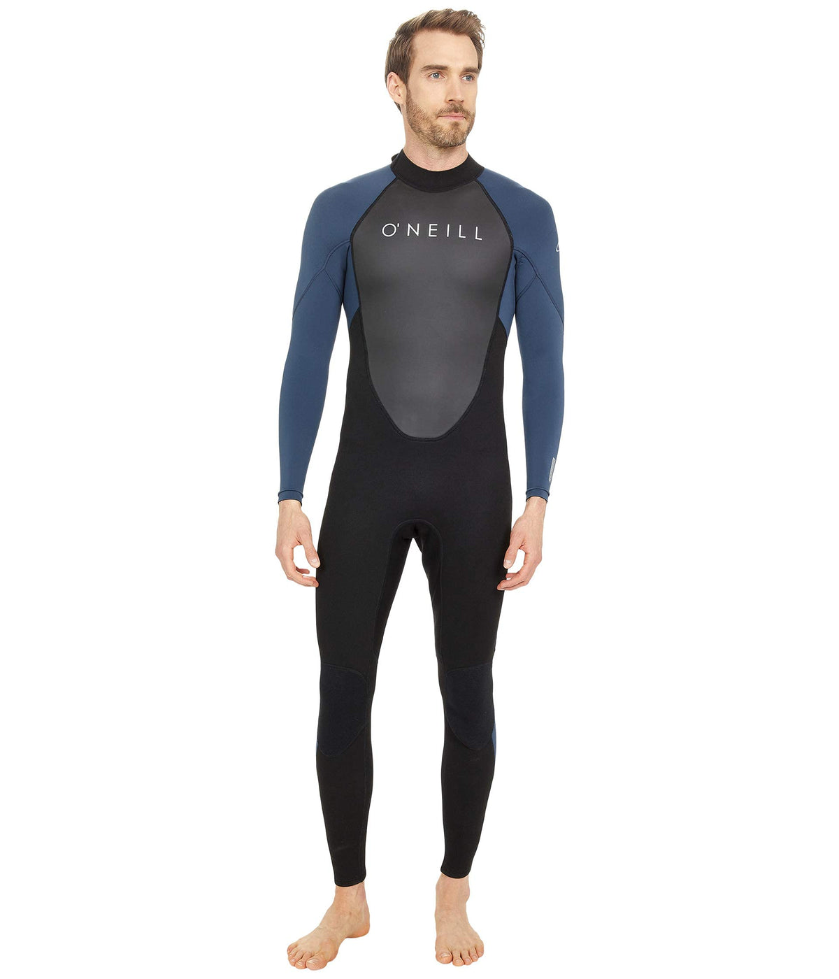 O'Neill Men's Reactor-2 3:2mm Back Zip Full Wetsuit, Lightweight Warmth with Good Flexibility for Surfing, Paddleboarding, Kayaking