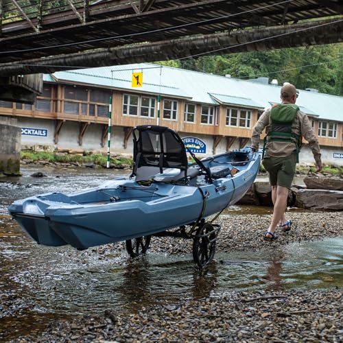 Suspenz All-Terrain Kayak Cart Dolly, Super Duty Canoe Cart with No-Flat Airless Wheels, 350 lb Capacity, Foldable Kayak Dolly, Model 22-9908