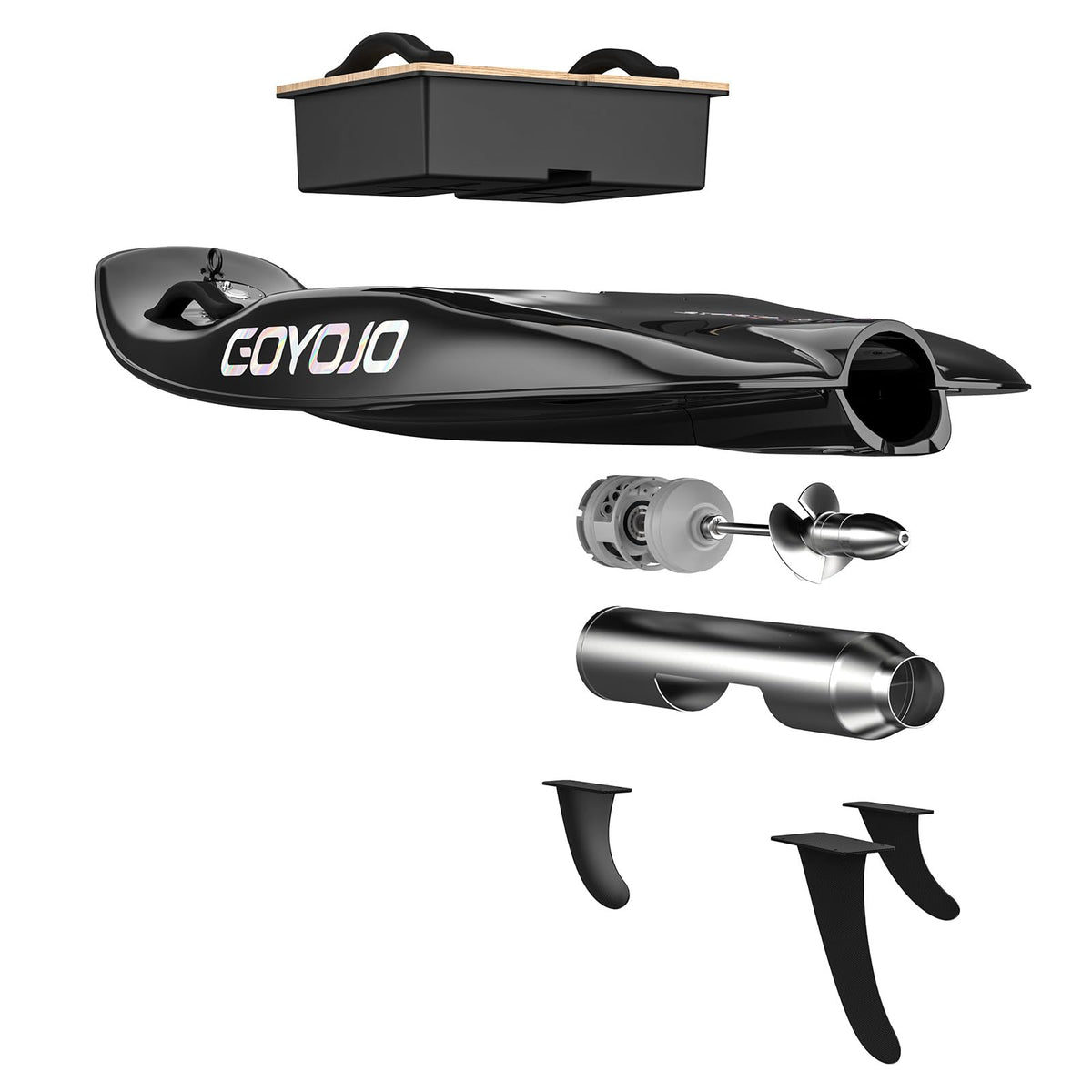 GOYOJO Electric Surfboard for Adults, 18-22KW Jetboard, 60 KM/H Top Speed, 40-60 Min Runtime, Lightweight Performance Water Board Stable Control, Electric Jet Board for Lake, Ocean & Water Sports