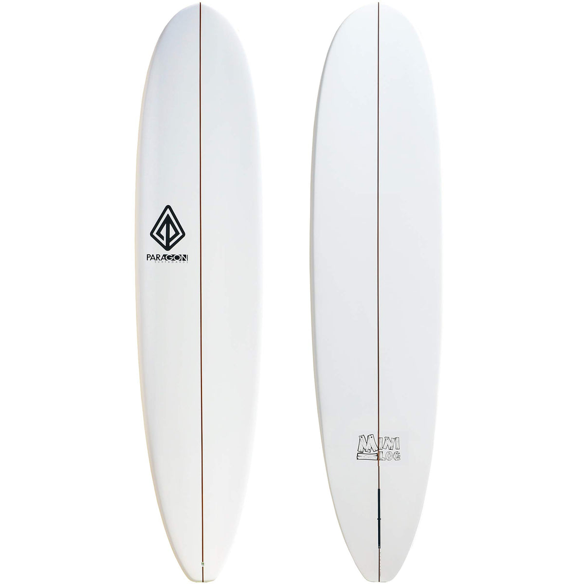 Paragon Surfboards Epoxy Fiberglass Surfboard | High-Performance & Fun Single Fin Longboard Surfboard for All Wave Conditions | 8'0 | 9'0
