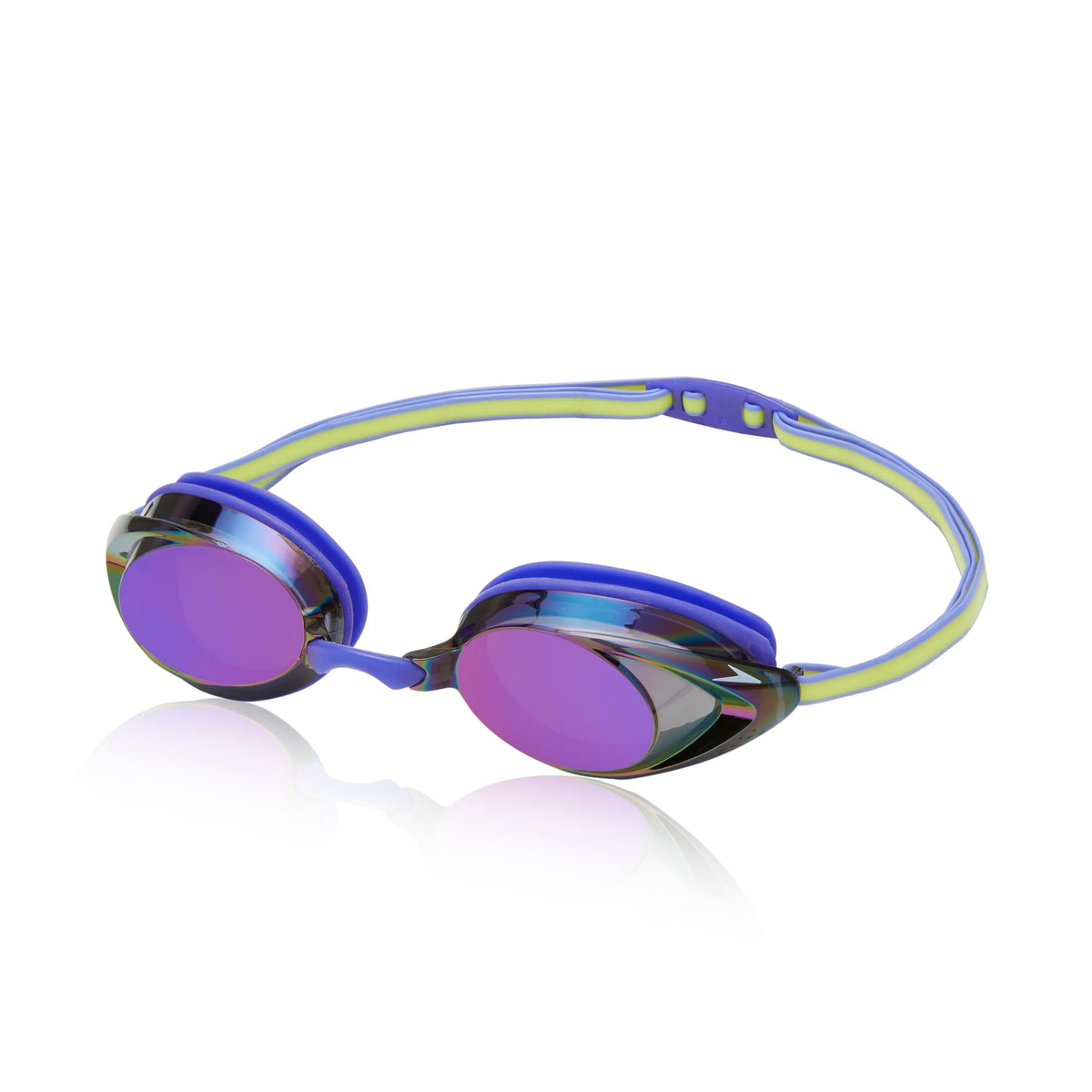 Speedo unisex-adult Swim Goggles Mirrored Vanquisher