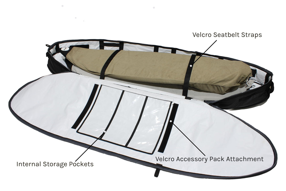 Pro-Lite Wheeled Coffin Surfboard Travel Bag for 2-4 Shortboards