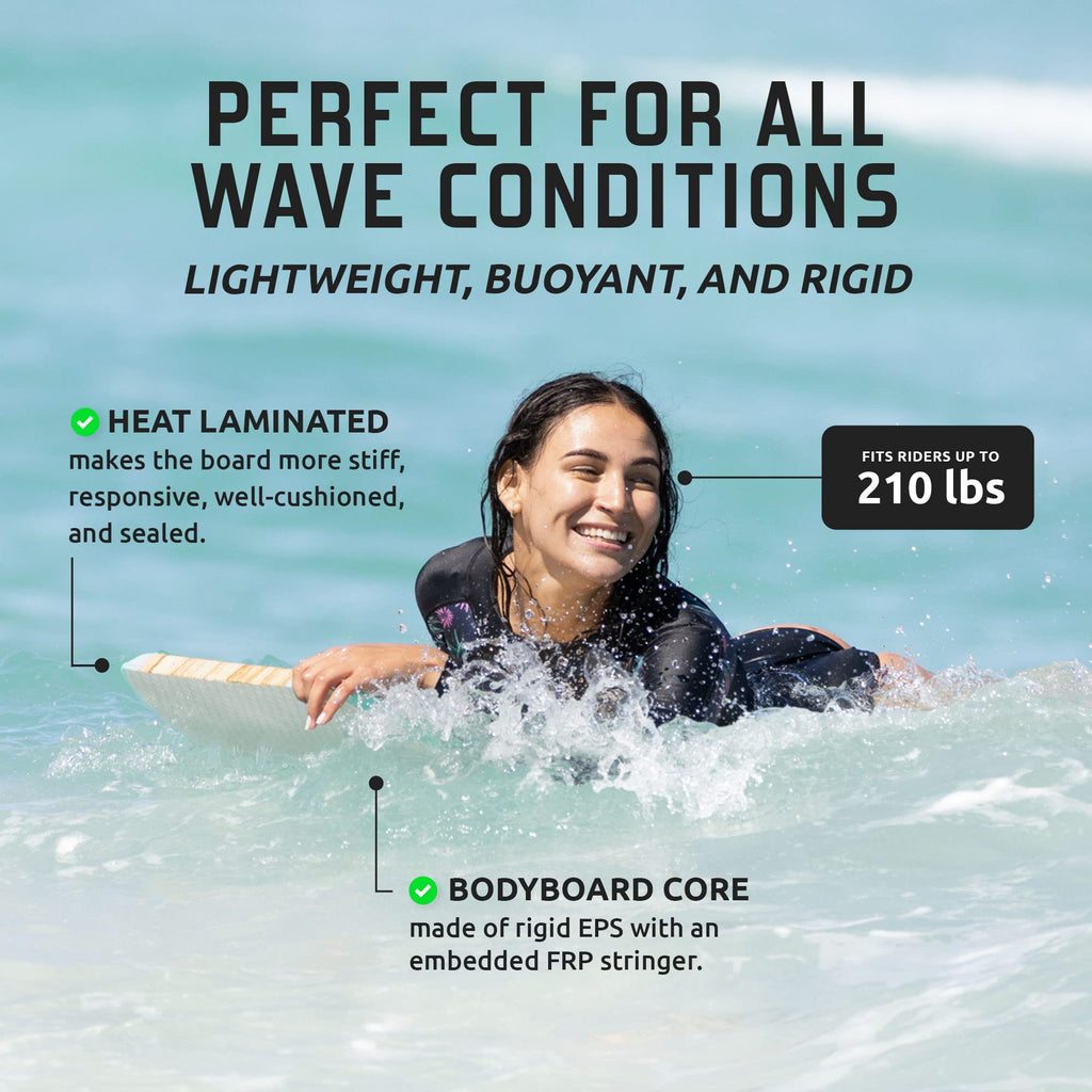THURSO SURF Bodyboard 42'' Lightweight EPS Core Quill