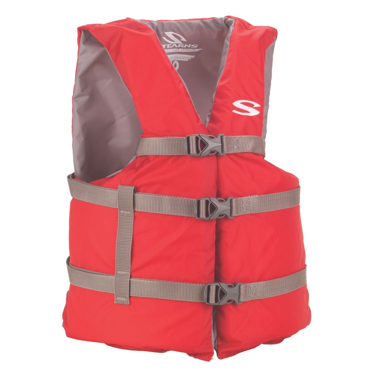 Stearns Adult Life Vest, USCG Approved Type III Life Jacket, PFD for Boating, Swimming, Watersports, & More, Standard & Oversized Fits