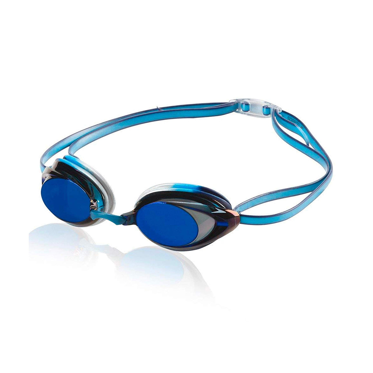 Speedo unisex-adult Swim Goggles Mirrored Vanquisher