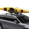 Thule Compass Kayak and SUP Roof Rack, J-Style Carrier, 130lb Weight Limit
