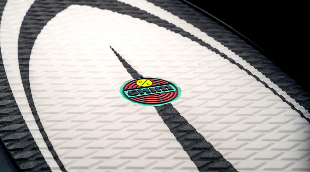 Hyperlite Shim Wakesurf Board - Durashell Construction - Single Concave Base w/ Vented Tail Channels