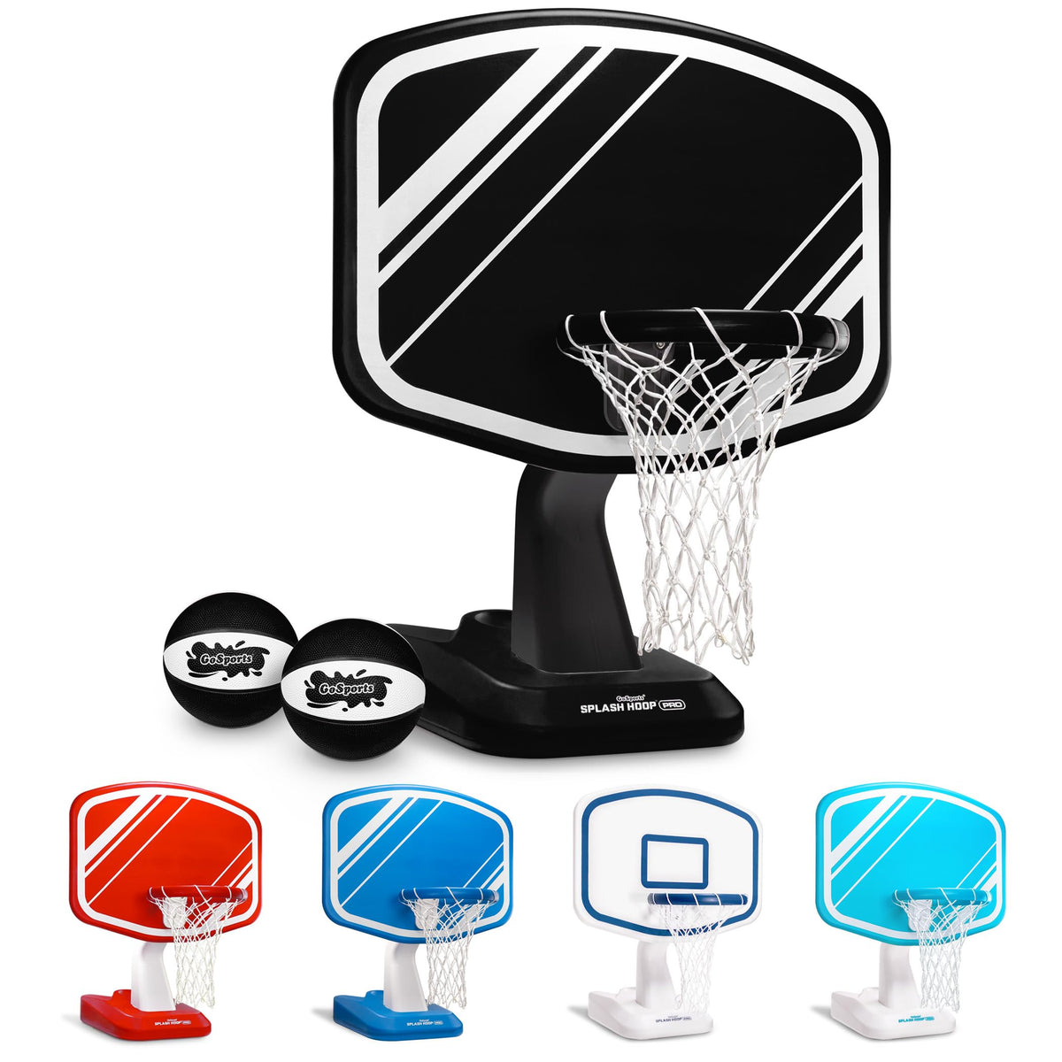 GoSports Splash Hoop PRO Pool Basketball Set with Ball & Pump