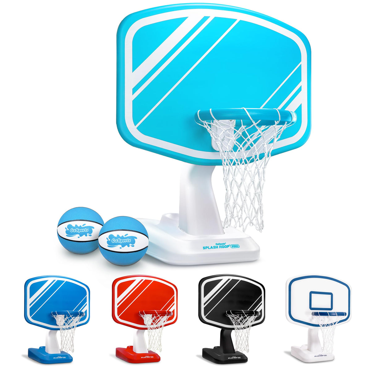 GoSports Splash Hoop PRO Pool Basketball Set with Ball & Pump