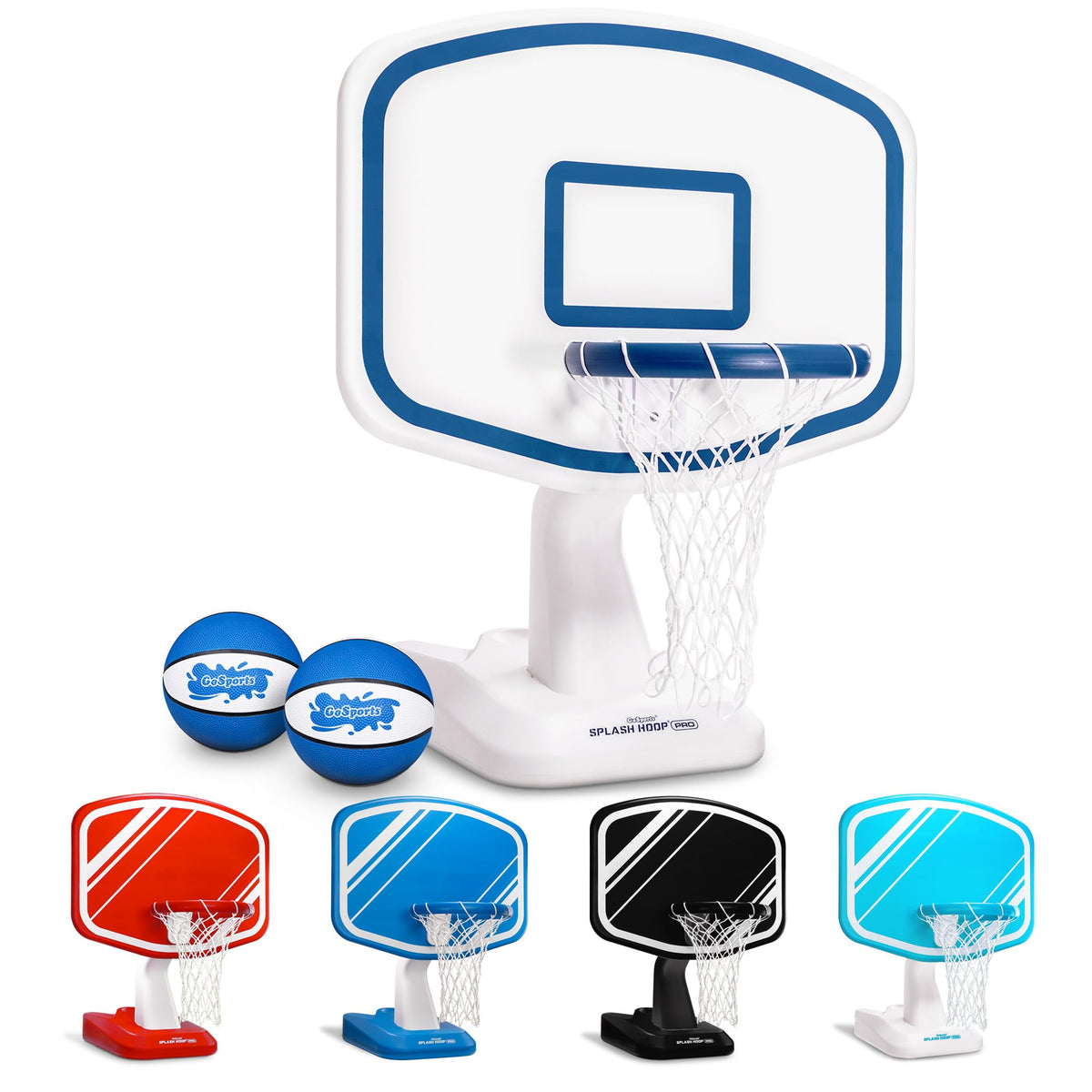 GoSports Splash Hoop PRO Pool Basketball Set with Ball & Pump