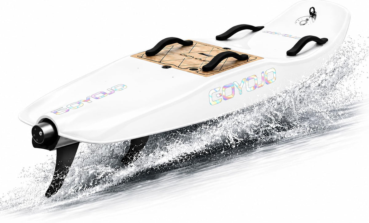 GOYOJO Electric Surfboard for Adults, 18-22KW Jetboard, 60 KM/H Top Speed, 40-60 Min Runtime, Lightweight Performance Water Board Stable Control, Electric Jet Board for Lake, Ocean & Water Sports
