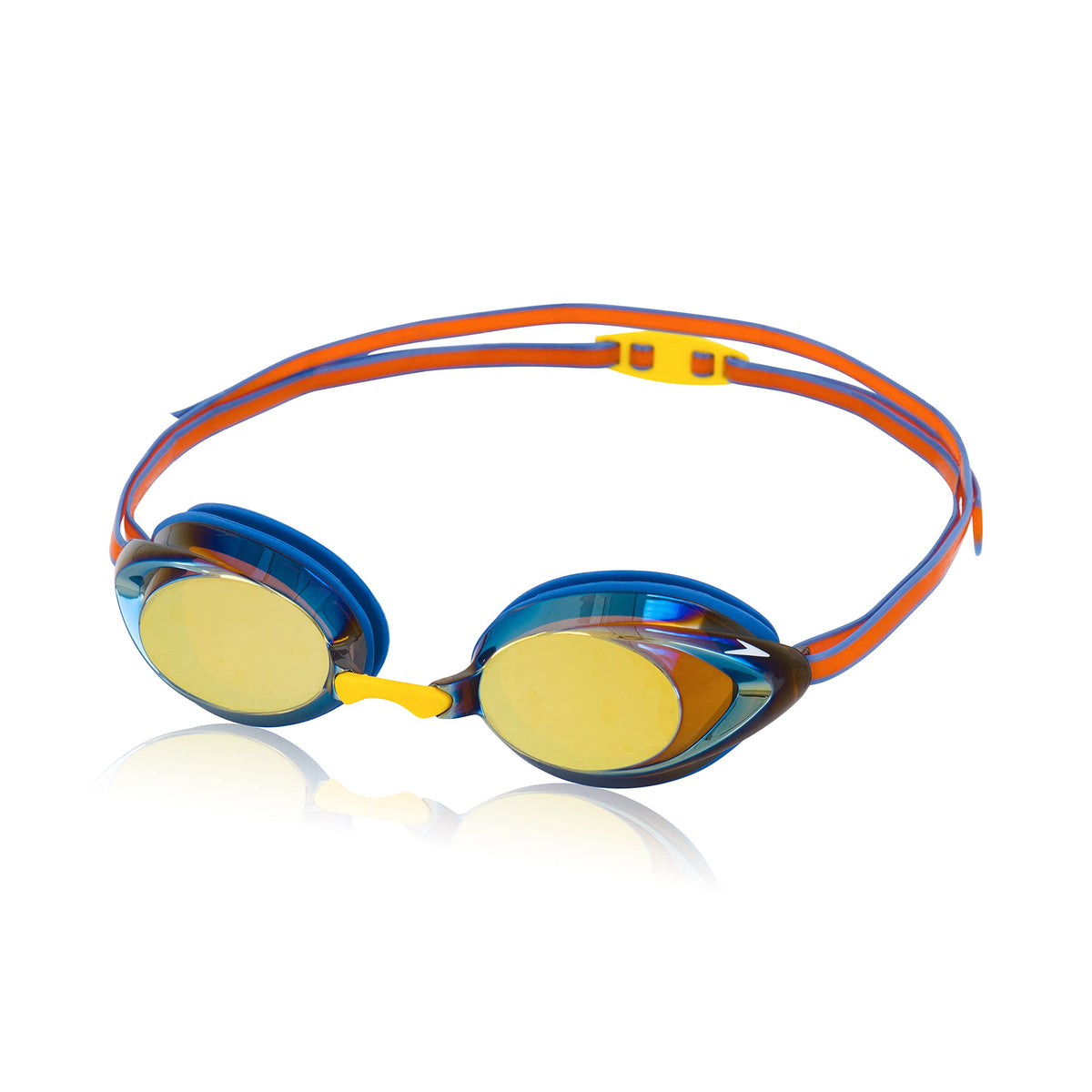 Speedo unisex-adult Swim Goggles Mirrored Vanquisher