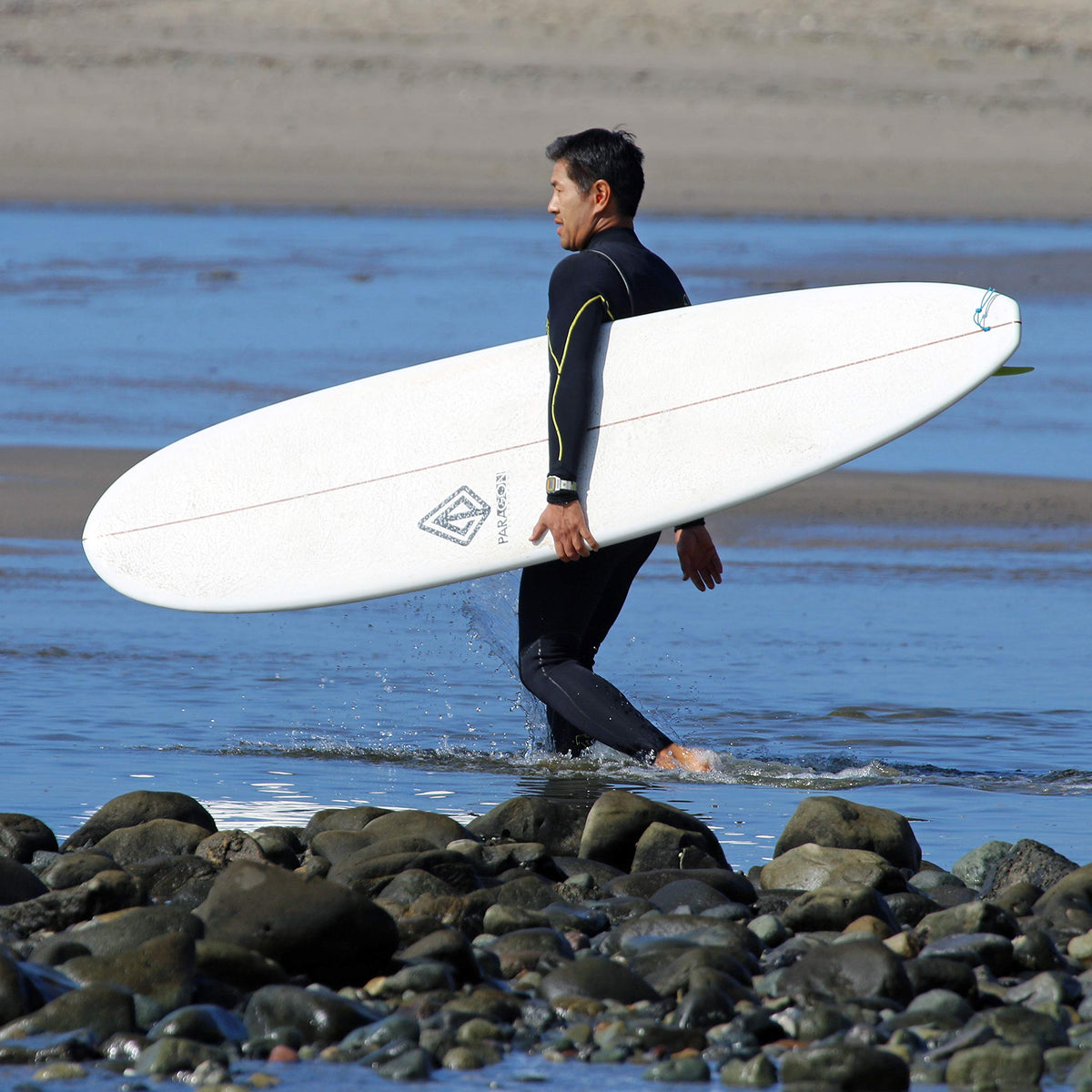 Paragon Surfboards Epoxy Fiberglass Surfboard | High-Performance & Fun Single Fin Longboard Surfboard for All Wave Conditions | 8'0 | 9'0