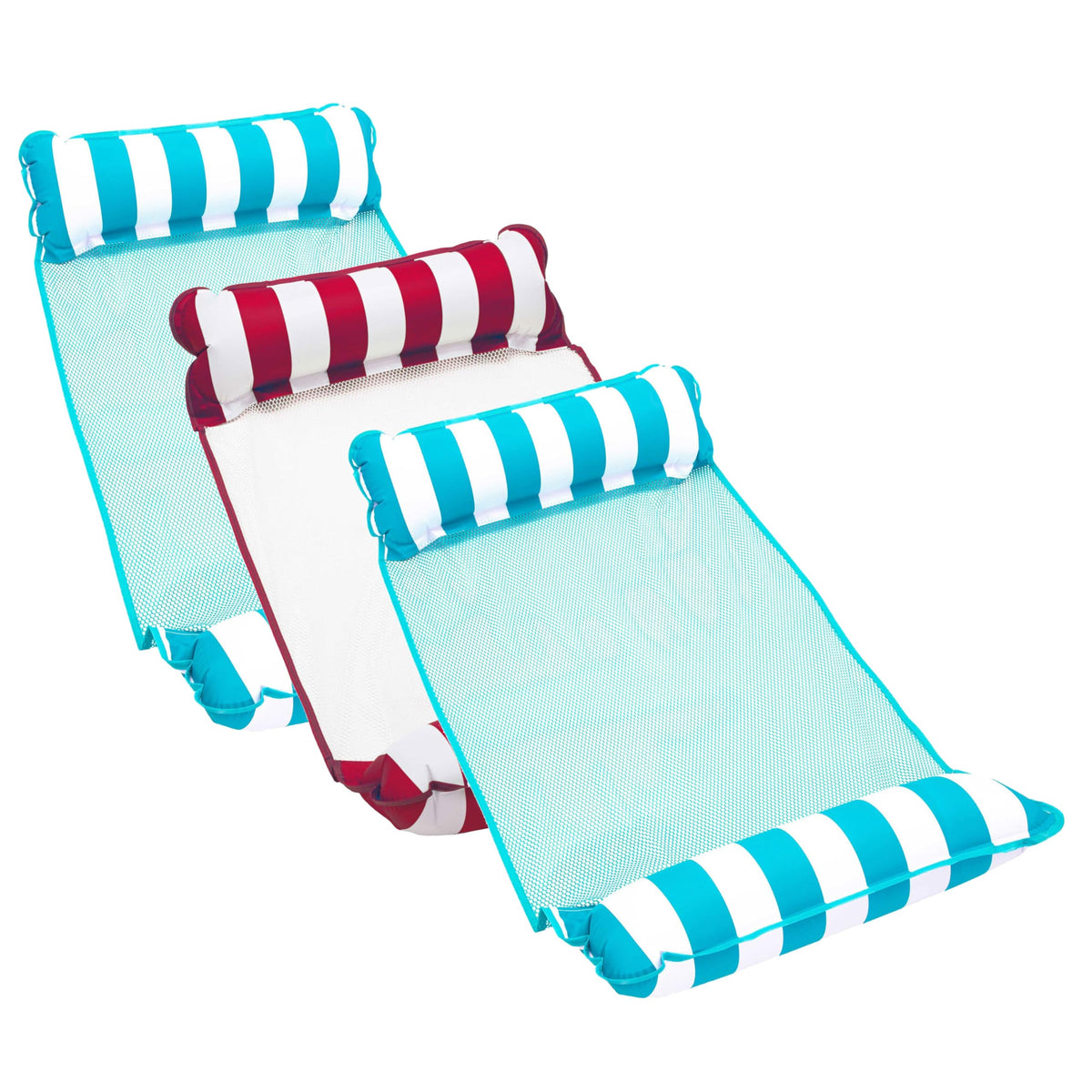 Flamingo 6-in-1 Inflatable Water Slide Park with Dual Slides