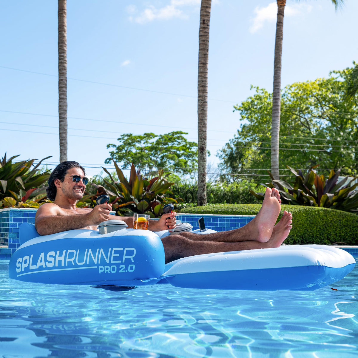 PoolCandy Splash Runner Pro 3.0 - Motorized Pool Float for Adults