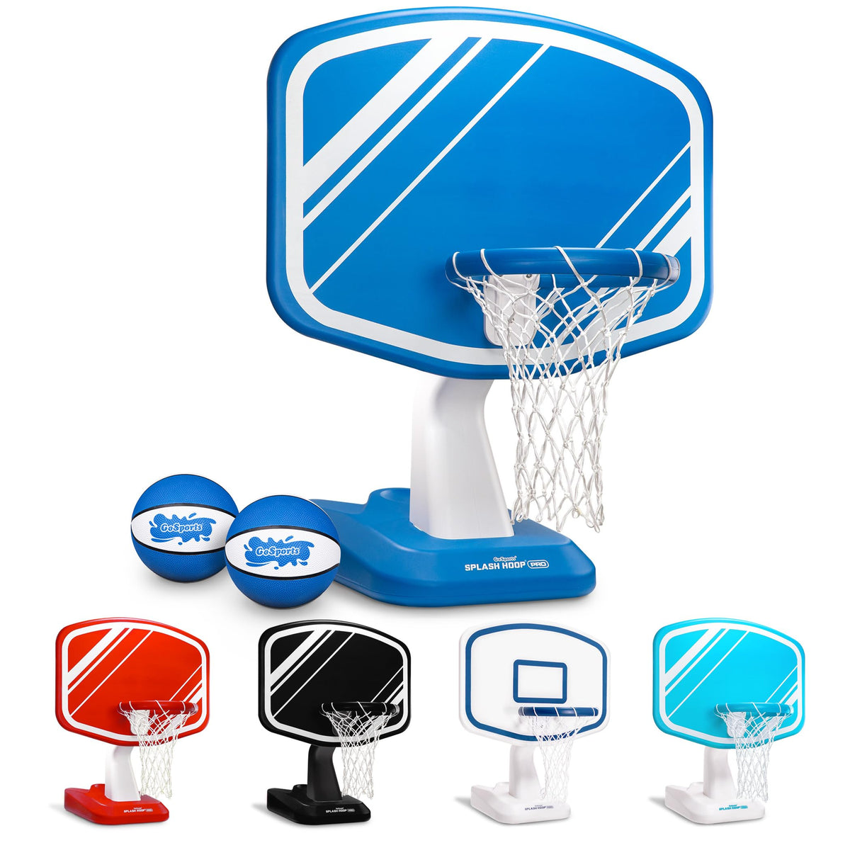 GoSports Splash Hoop PRO Pool Basketball Set with Ball & Pump