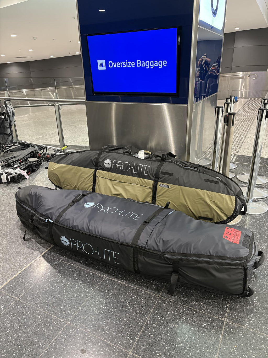 Pro-Lite Wheeled Coffin Surfboard Travel Bag for 2-4 Shortboards