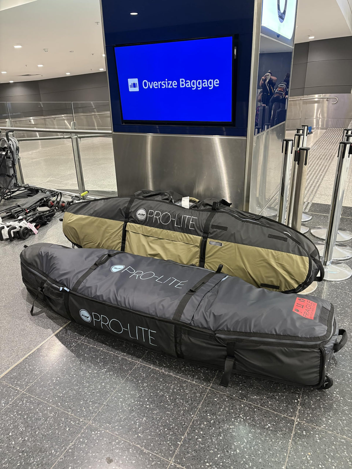 Pro-Lite Wheeled Coffin Surfboard Travel Bag for 2-4 Shortboards